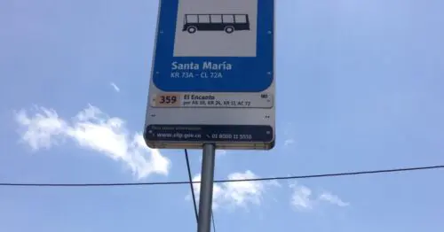 PARADERO SITP BARRIO SANTA MARIA  199A04